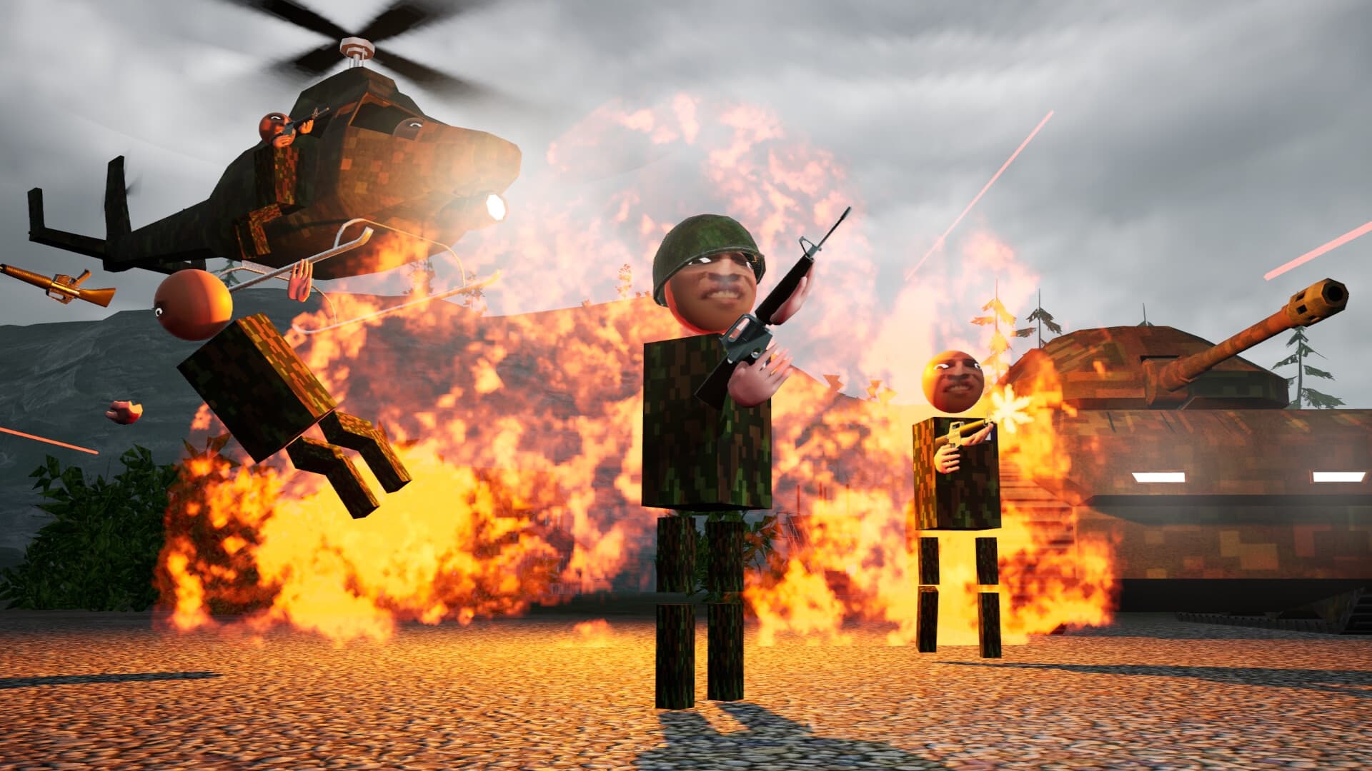 Steam串流游戏《哎呀，战争！VR》Aw Heck, WAR!（免费下载）