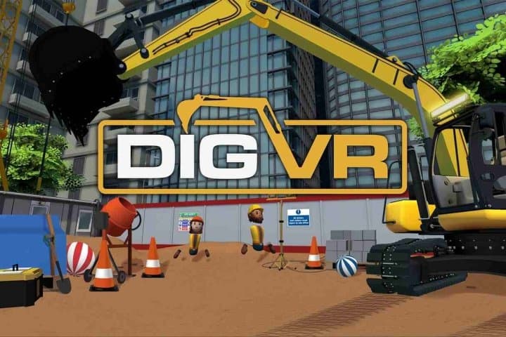 Steam串流游戏《挖掘机模拟器》DIG VR