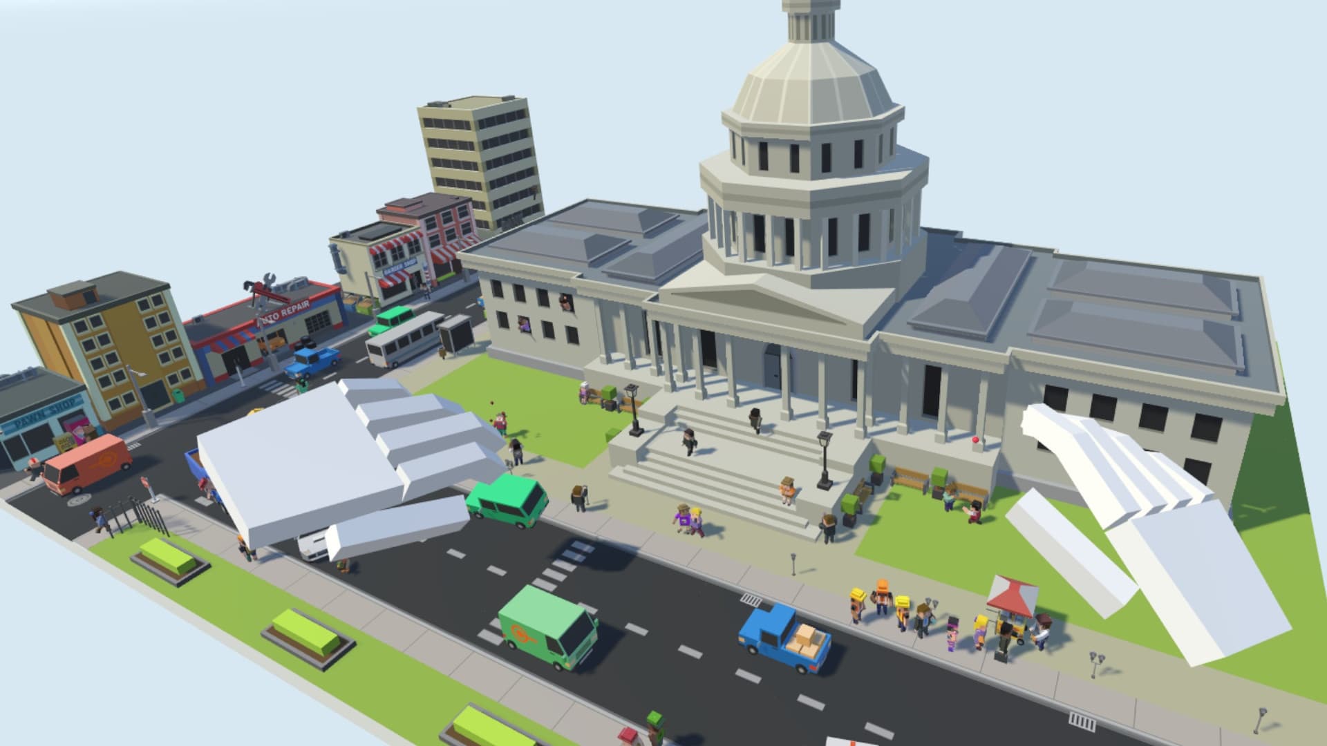 Steam串流游戏《小镇VR》Tiny Town VR(免费下载) 游戏截图
