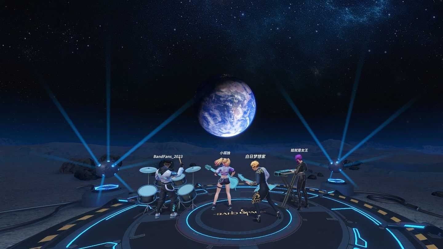 Steam串流游戏《超弦乐队》Band Space 游戏截图