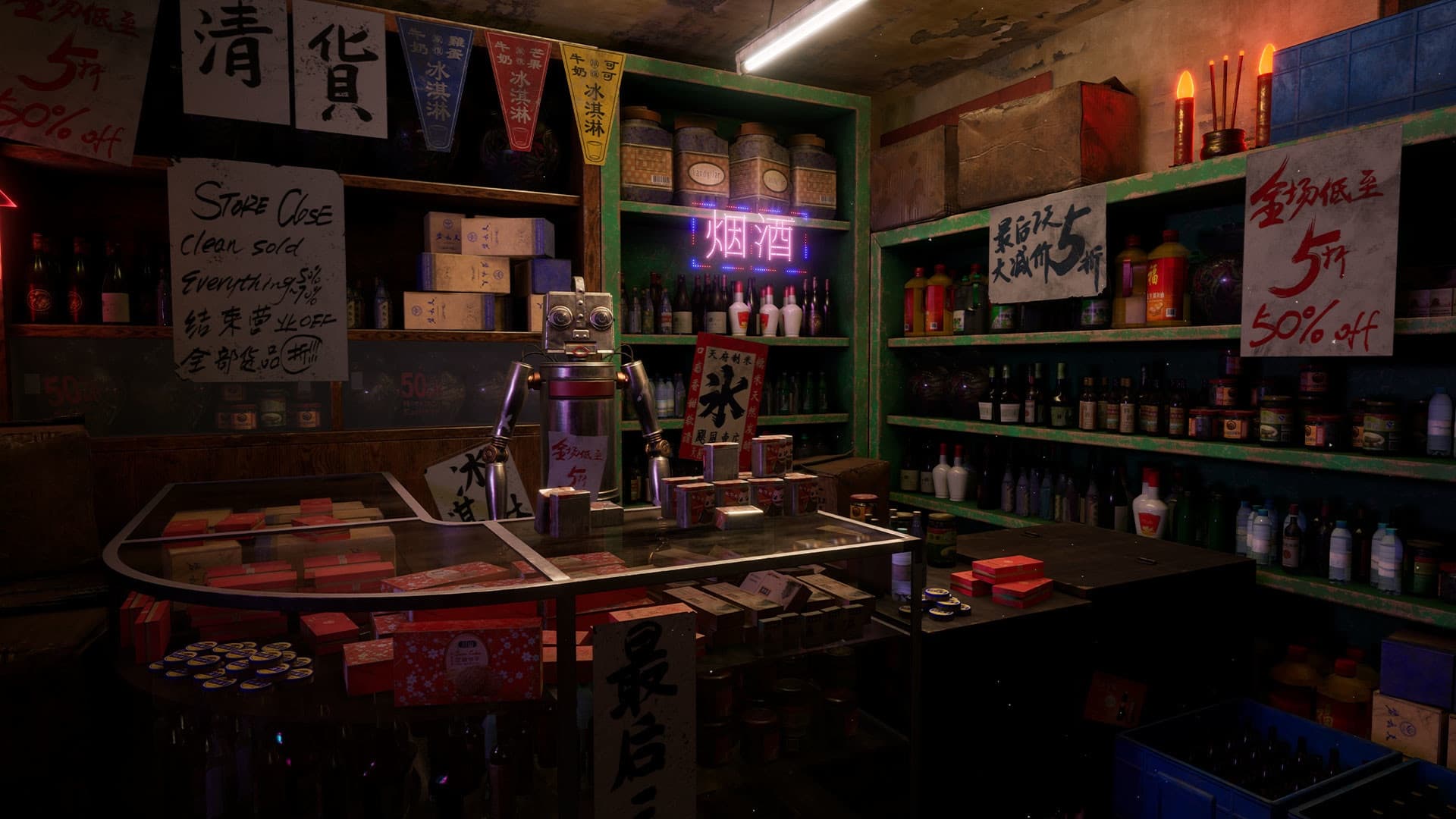 Steam串流游戏《赛博朋克科幻世界VR互动电影》A.D. 2047 VR 游戏截图