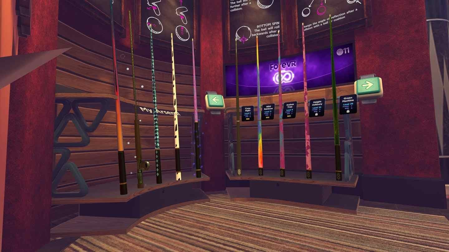 Steam串流游戏《VR台球厅》ForeVR Pool VR(免费下载) 游戏截图