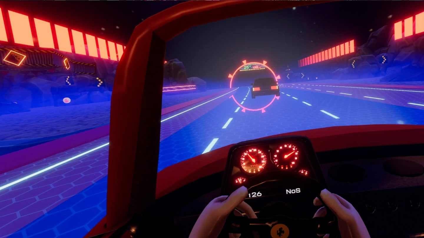 Steam串流游戏《云中赛车VR》inRun(免费下载) 游戏截图