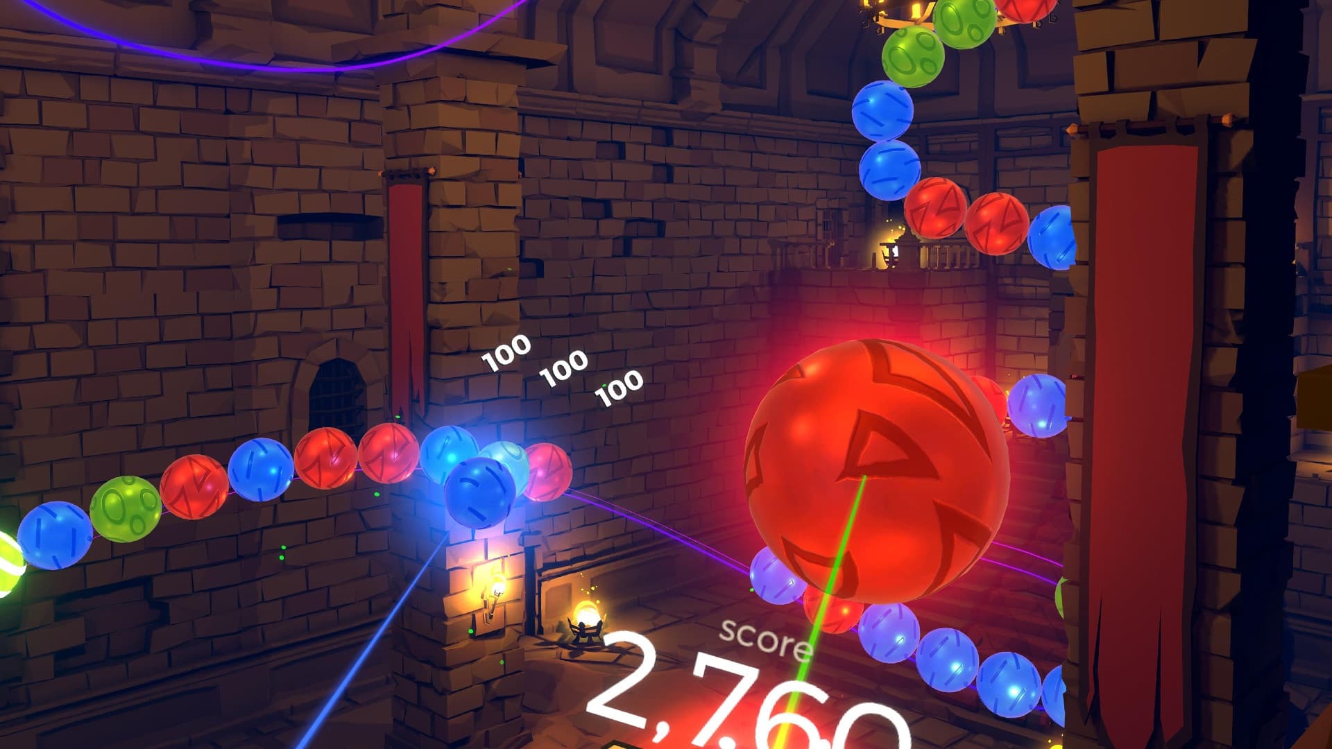 Steam串流游戏《祖玛VR》Zooma VR(免费下载) 游戏截图