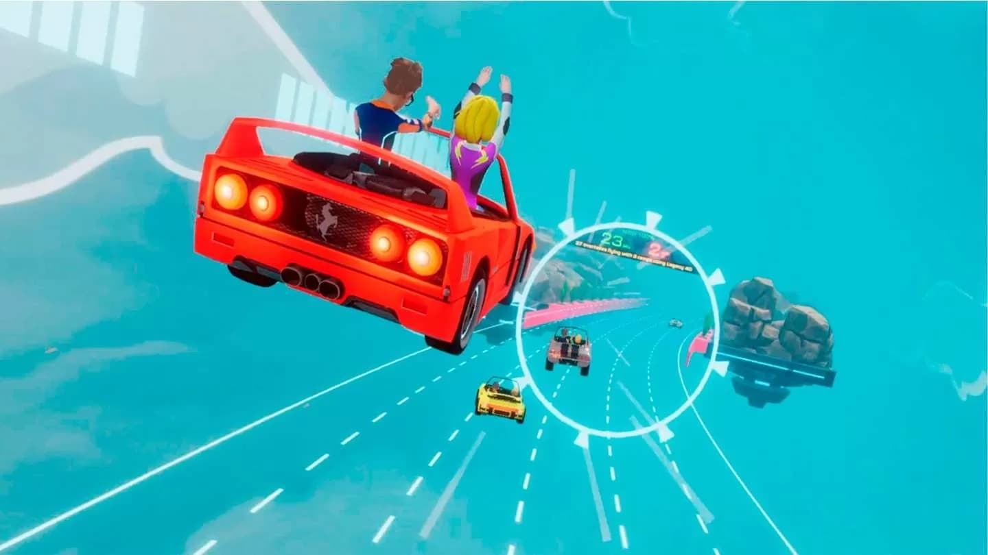 Steam串流游戏《云中赛车VR》inRun(免费下载) 游戏截图