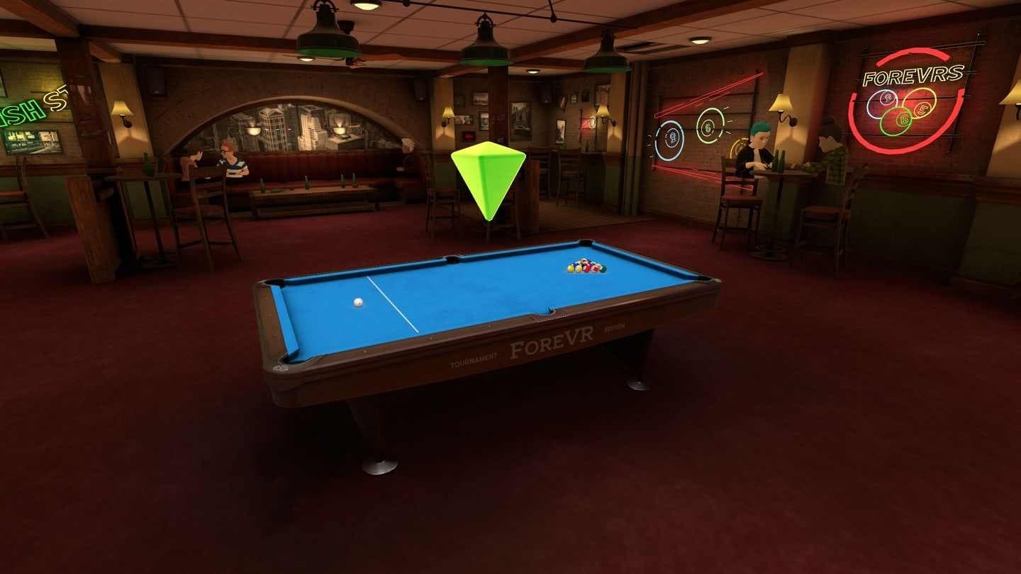 Steam串流游戏《VR台球厅》ForeVR Pool VR(免费下载) 游戏截图