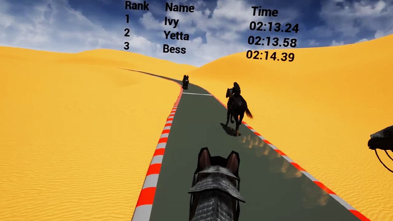 Steam串流游戏《VR赛马宝贝》中文版 VR Hourse Racing Sweetie(免费下载) 游戏截图