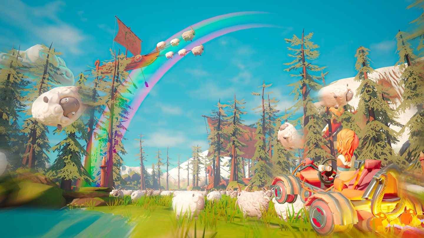 Steam串流游戏《银河卡丁车VR》Galaxy Kart VR 游戏截图