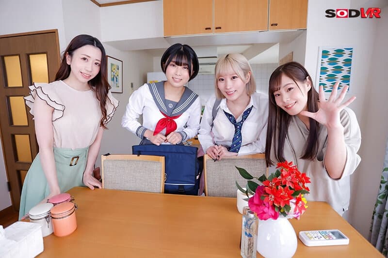 DSVR-1292 大浦真奈美 結城りの 百瀬りこ 佐野なつ【VR】夢のマイホームで2人きりの同棲生活を始めるはずが彼女の妹たち（妹×3）がいきなり押し寄せて来た！妹たちの誘惑に負けて彼女に内緒で大乱交ハーレム / DSVR-1292 Dream Home Younger Sisters – VR