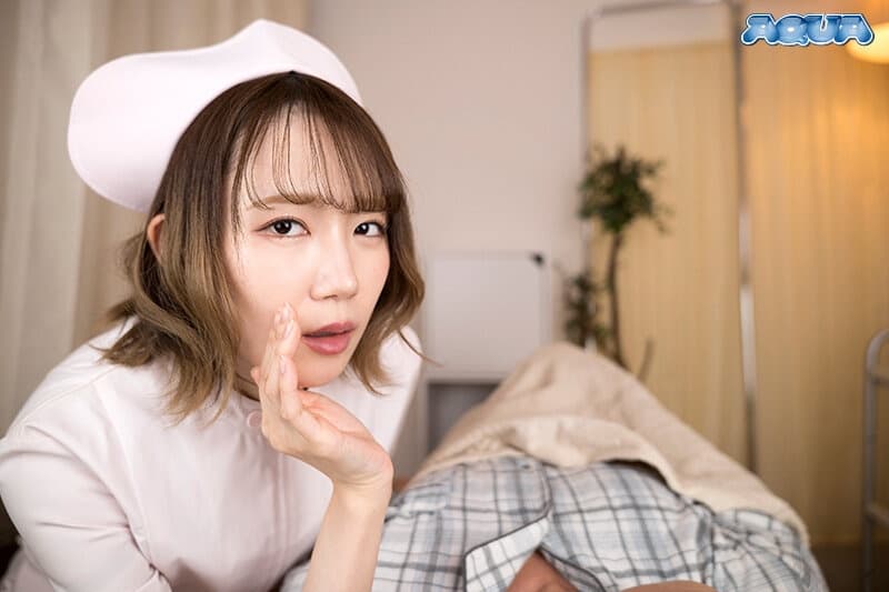 AQUCO-063 【VR】叱られ特化！消灯後の病室でオナニーしているボクを軽蔑した目で叱りながら抜いてくれるオナサポナース 琴石ゆめる