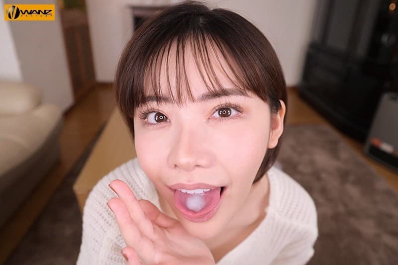 WAVR-166 【VR】あなたの精子が私の栄養になってるんだよ！！ プライベート完全再現！！ボクを好きすぎてボクなしじゃ生きられない深田えいみ（本人）とイチャラブごっくん同棲 笑顔でごっくん残さずごっくん毎日ごっくん。アナタの精子すっごく美味しいよ