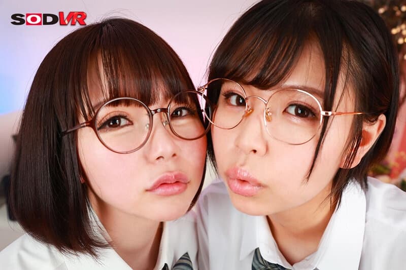 DSVR-1187 【VR】地味メガネでショートカットの巨乳女子校生とこっそり付き合っていた教師の僕。二股がバレてしまいどっちをとるかで、肉感あふれる密着圧迫で責められ続け爆抜きさせられた話！！