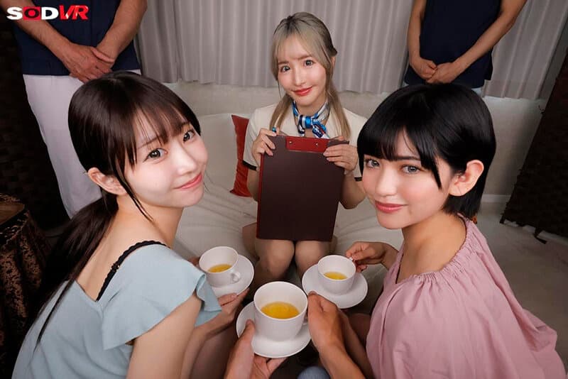 DSVR-1610 百永さりな 天晴乃愛 天美めあ【VR】【8K】マジックミラートリプルルーム NTR エステ4 両隣で彼女と彼女の友達がヤられている中、僕も痴女エステティシャンにヤられてしまう…