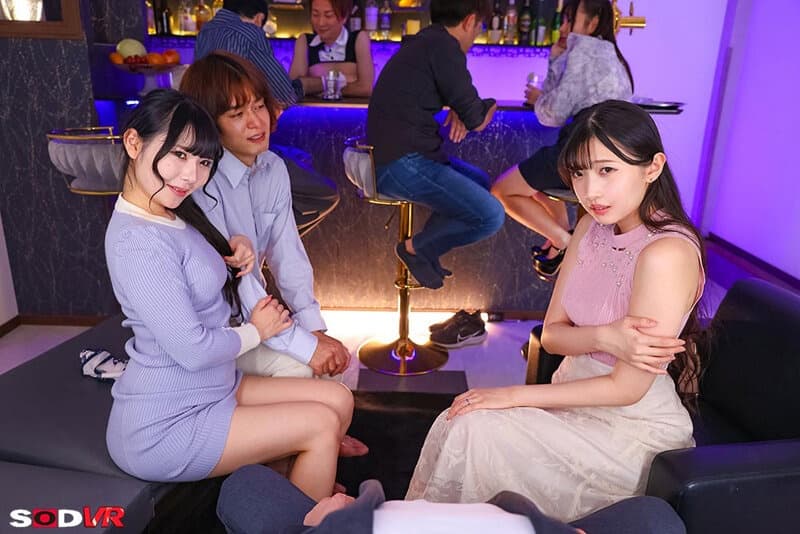 DSVR-1738 【VR】【8K】（リアル大乱交VR）愛している妻と結婚記念日にハプニングバーに訪れて。 気の強く芯のしっかりした妻が、凄いテクニックのおじさんや凄い巨根の若い男に 弄ばれてヤリマン女に堕とされるまで。俺は知らない女性客とハメを外して-2