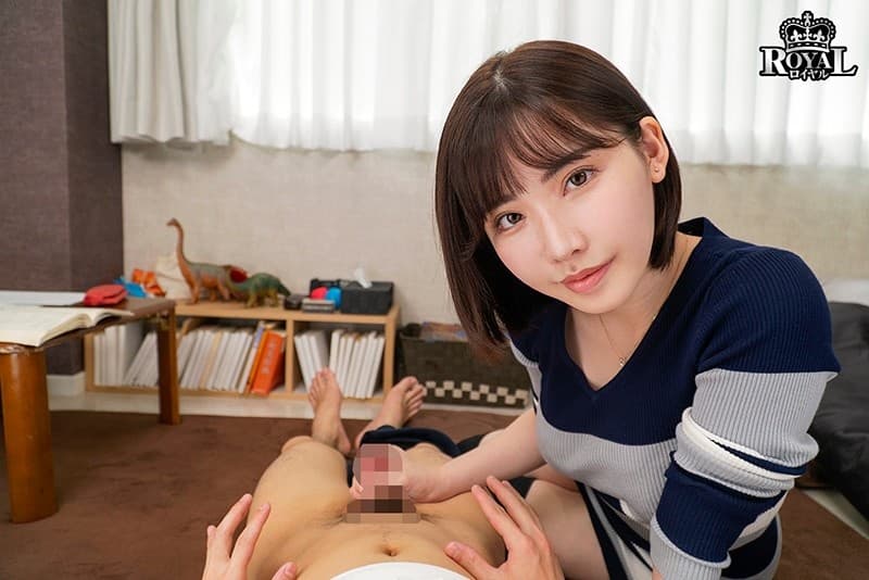 ROYVR-021 【VR】 気が狂うほどの寸止めで大量発射！！3つ（家庭教師、エステティシャン、女上司）のシチュエーションで何度も何度も言葉責めを繰り返されて、最終的に発射させられちゃう超究極寸止めVR 深田えいみ