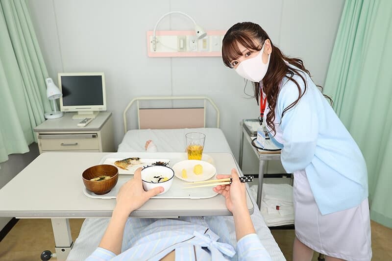 URVRSP-350 【VR】【8K VR】マスク美女の看護師に、見つめられて退院するまで、射精させられる入院生活 （URVRSP-350）