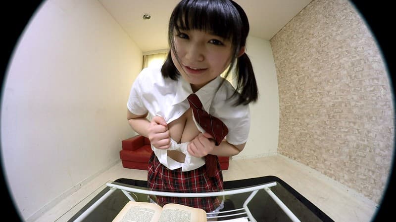 CRVR-039 【VR】 浅田結梨 見つめられる幸せ！巨乳女子校生の誘惑おねだりエッチ「センパイ…勉強よりも、もっといい事しよっ」