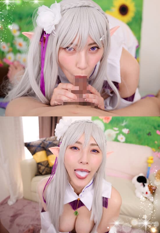 GGPVR-017 【VR】森沢かなちゃんと異世界エルフでコスプレ撮影会VR体験！えっちえちむちむちのめちゃエロ美白銀髪エルフと何度でも抜き戻りしちゃう濃密最高生ハメ中出しSEX！！