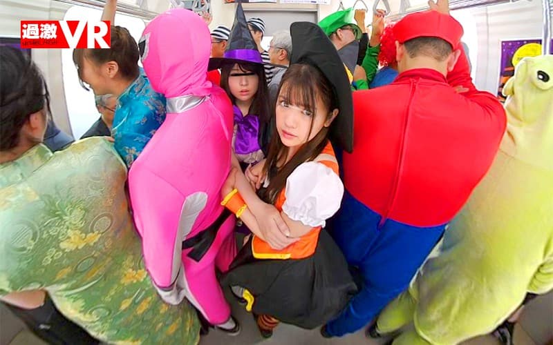 NHVR-056 【VR】ハロウィン痴漢 VR