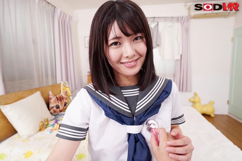 DSVR-381 【VR】小泉ひなたとお医者さんごっこVR 【聴診器でガチ心音を収録！乳首を触られてるときのドキドキや、挿入中の鼓動を聞いてシコリティUP！】