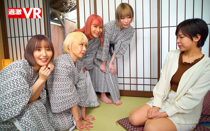 NHVR-180 【VR】彼女と温泉旅行中に8発搾り取られた僕 ヤリマンギャルたちに囲まれずぅ～っと逆NTRハーレム5P / NHVR-180 Hot Spring Trip Reverse NTR – VR