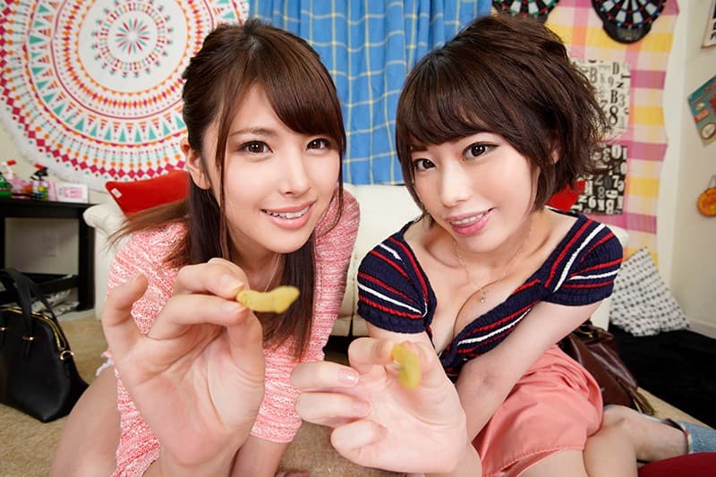 CLVR-034 【VR】相席居酒屋でナンパした巨乳OL2人組をお持ち帰り。 マッサージと過激なエロゲームでスキンシップ取っていたら女子が欲情してボクの上に跨り自分勝手に腰を振って… 挙句の果てに夢の4Pセックスできた！2