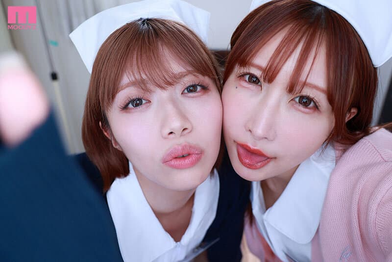 MDVR-348【VR】癒しとエロスの女神 おっとり先輩ナースうんぱい 愛と勇気が友達 ちゃきちゃき後輩ナース石原希望 性格正反対のえちえちご奉仕ナース2人が入院生活の不安も溜まったザーメンもぜ～んぶ取り除いてくれる絶対に退院したくないハーレム性処理病棟