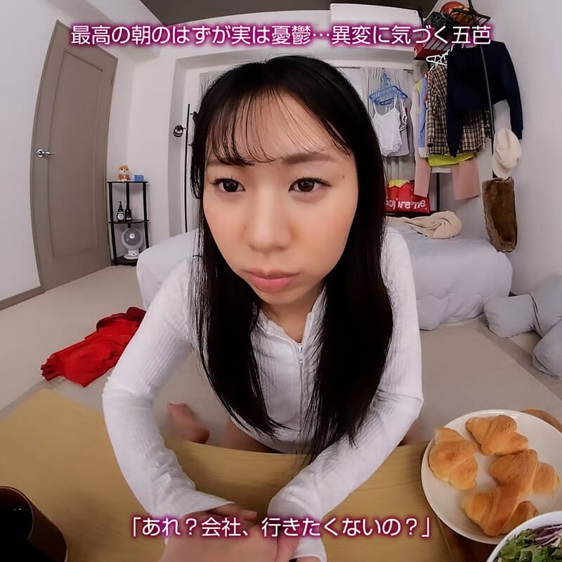 CRVR-380【VR】【8KVR】ストレス軽減 元気回復VR ボクは今日…同棲中の彼女の一言で救われた。五芭