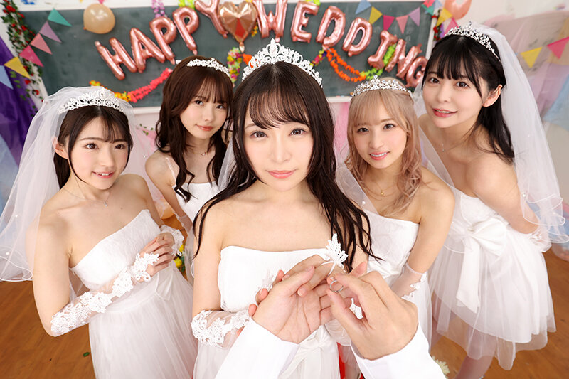 SAVR-619 [VR] “Will everyone love me equally?” This is the dream wedding! Newlywed harem sex with the best students! Nonoka Sato, Hikaru Minazuki, Ichika Matsumoto, Noa Eikawa, Hinako Mori