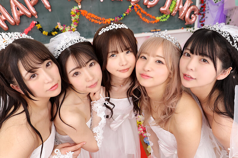 SAVR-619 [VR] “Will everyone love me equally?” This is the dream wedding! Newlywed harem sex with the best students! Nonoka Sato, Hikaru Minazuki, Ichika Matsumoto, Noa Eikawa, Hinako Mori