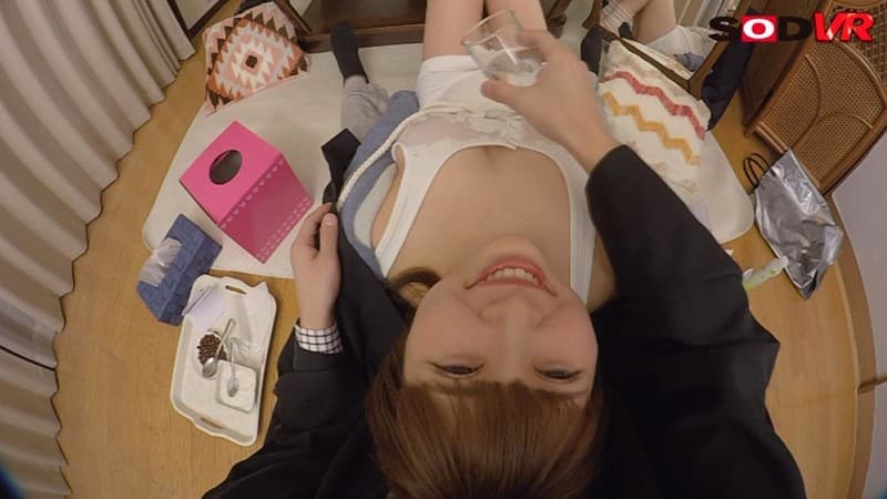 DSVR-254 【VR】巨乳の後輩と二人羽織の練習！Jカップに我慢できず後ろから乳揉み！ 椎葉みくる