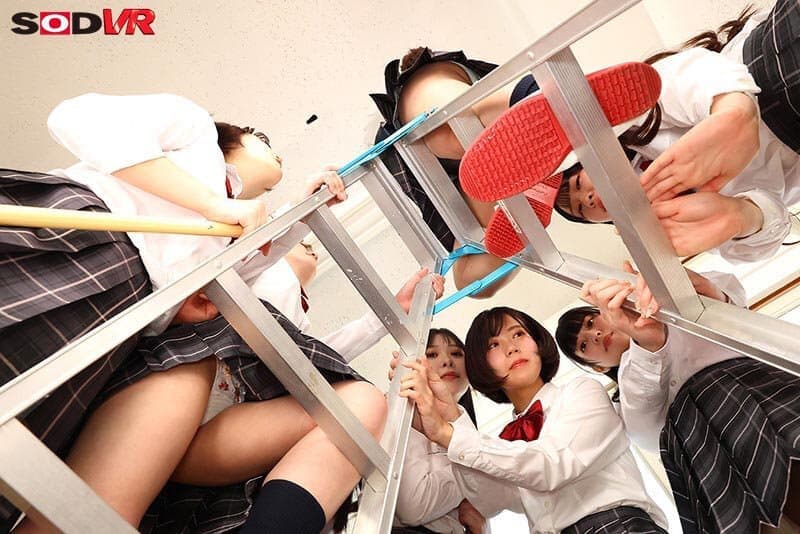 DSVR-1724 【VR】【8K】全新校园清洁时间 教室与走廊 抹地走光VR