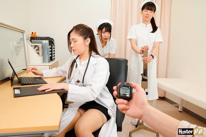 HUNVR-103 【VR】 そなたに時間を止める能力を授けよう！謎のストップウォッチで時間を止めて、ナースも女医もかわいい入院患者も好き放題のヤリ放題！！時間停止VR 病院編