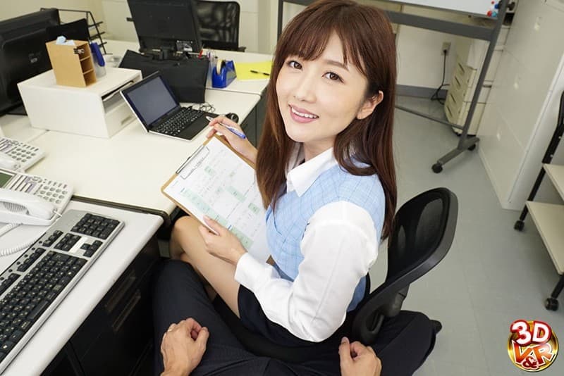 VRVR-025 【VR】「私…先輩のこと好きになっちゃいました…」同じ職場で働く優しい後輩女性社員が僕に愛の告白！働き詰めで欲求不満な後輩が誰もいないオフィスでベロキス/耳舐め/濃厚フェラ！卑猥な腰振りで密着しながら何度も絶頂！妻には絶対ナイショの中出し浮気SEX！ 大槻ひびき