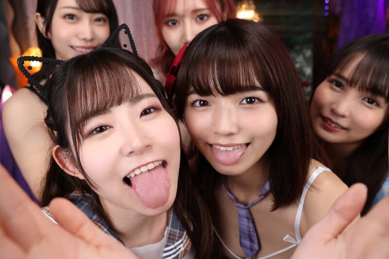 BIBIVR-162 【VR】现役J系秘密俱乐部 教师潜入特别篇 这里是天堂吗！？5VS1迷乱后宫性爱