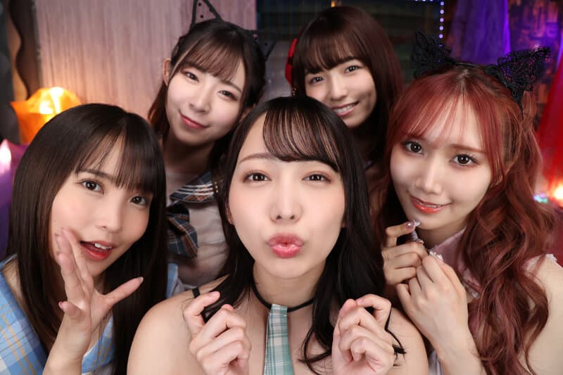 BIBIVR-162 【VR】现役J系秘密俱乐部 教师潜入特别篇 这里是天堂吗！？5VS1迷乱后宫性爱