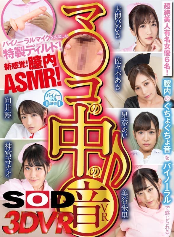 DSVR-347 【VR】マ○コの中の音 超絶美人有名女優6名！膣内のぐちょぐちょ音をバイノーラルで感じられる！