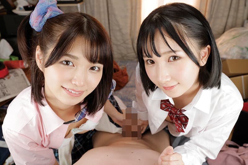 URVRSP-198 倉本すみれ?由良かな 引きこもりの僕の家にやってきた昔から仲の良かった（ヤリマン）クラスメイト2人に弄ばれヤリマンマ○コに何発も精子を中出しさせられたある日！ すみれ?かな