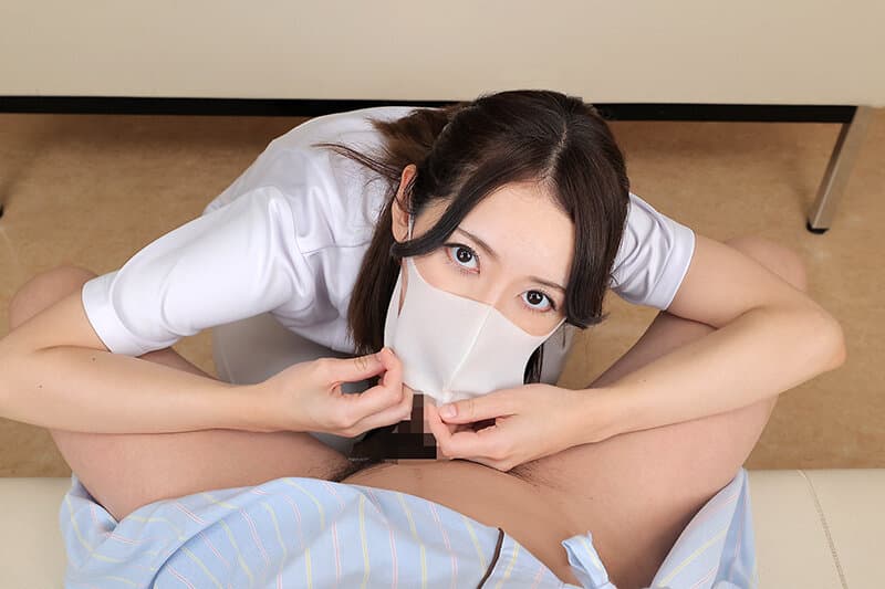 URVRSP-290 美咲かんな【VR】【8K VR】マスク美女の看護師に退院するまで見つめられ、射精させられる入院生活5