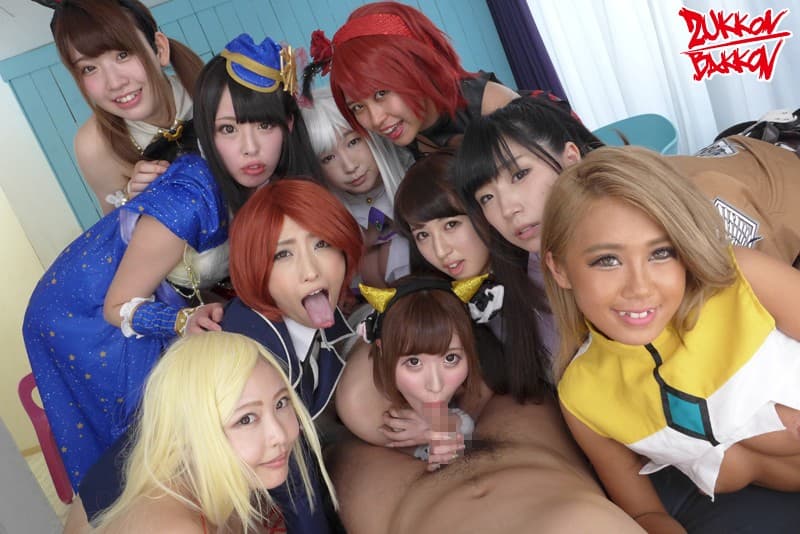 ZKBR-001 【VR】コスプレイヤー全員中出しハーレムVR