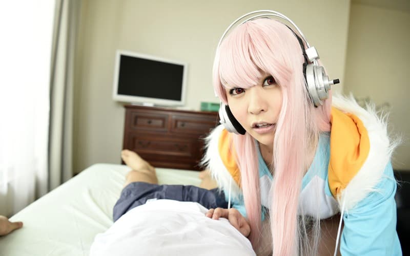 WPVR-065 VR 美少女角色扮演妹的小惡魔騎乘位 皆野愛 顯示原標題 【VR】美少女レイヤーあいの小悪魔グラインド騎乗位 皆野あい