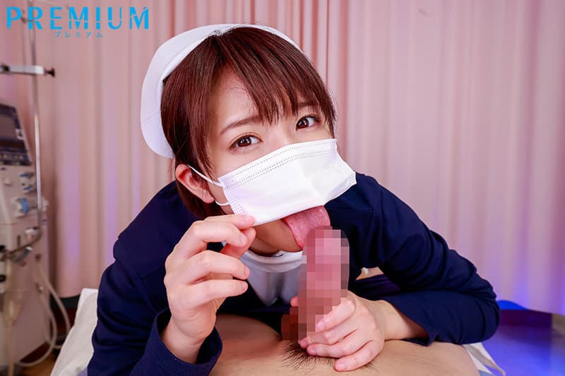PRVR-047 【VR】【HQ超高画質】気まぐれ巨乳ナースさんに入院中、射精コントロールされませんか？ 両手が使えないボクを乳首責め?パイズリ?騎乗位中出しで挑発的に痴女ってくる…！ 深田結梨