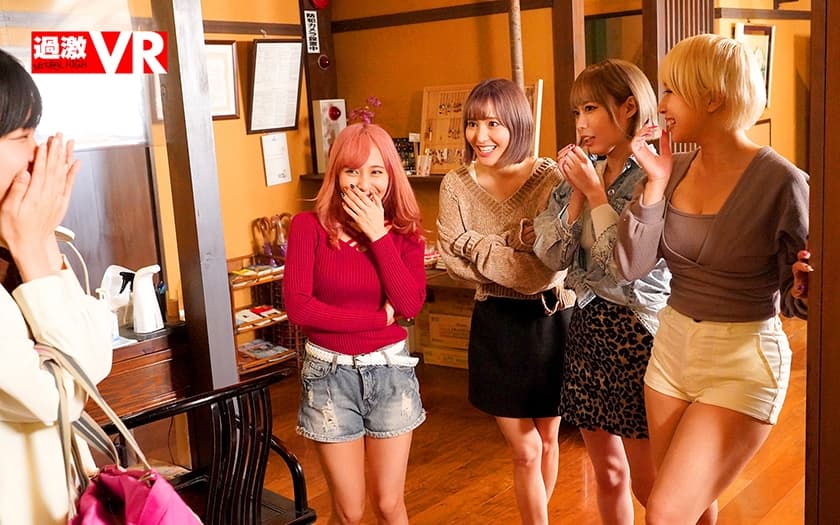 NHVR-180 【VR】彼女と温泉旅行中に8発搾り取られた僕 ヤリマンギャルたちに囲まれずぅ～っと逆NTRハーレム5P / NHVR-180 Hot Spring Trip Reverse NTR – VR