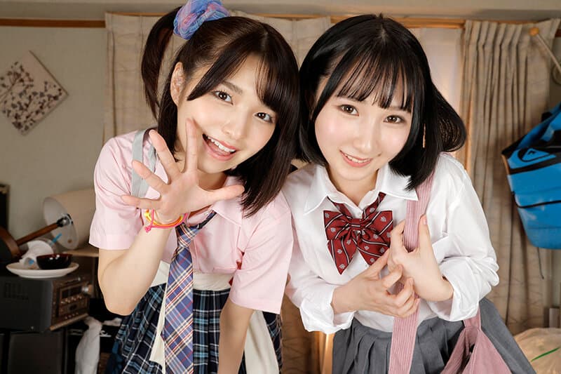 URVRSP-198 倉本すみれ?由良かな 引きこもりの僕の家にやってきた昔から仲の良かった（ヤリマン）クラスメイト2人に弄ばれヤリマンマ○コに何発も精子を中出しさせられたある日！ すみれ?かな