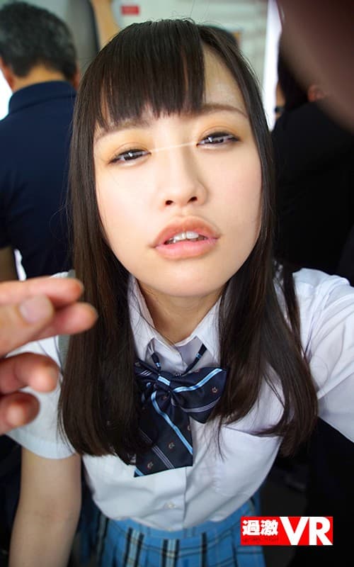 NHVR-050 【VR】唾液ダラダラ接吻痴漢VR オヤジを虜にするほど密着して舐めまくる痴女子○生