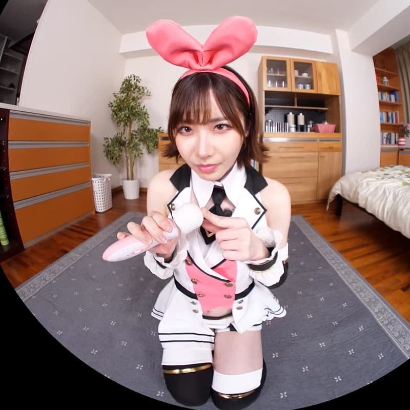 CRVR-155 【VR】深田えいみ 可愛いすぎる彼女にオナニー見せてとお願いしてみたッ！思わずうっとり！美人過ぎるコスプレえいみの顔ガン見オナニーからのいちゃらぶエッチ！