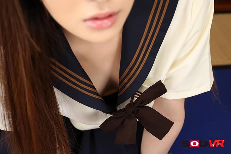 DSVR-928 【VR】柊木楓 初VR ノーブラ制服、故意的なチラ見せで1年生を勧誘しちゃう書道部部長。優柔不断の僕に耳元、乳首、アソコの魅惑の3点責め。挿れたら入部の悶絶焦らしセックス