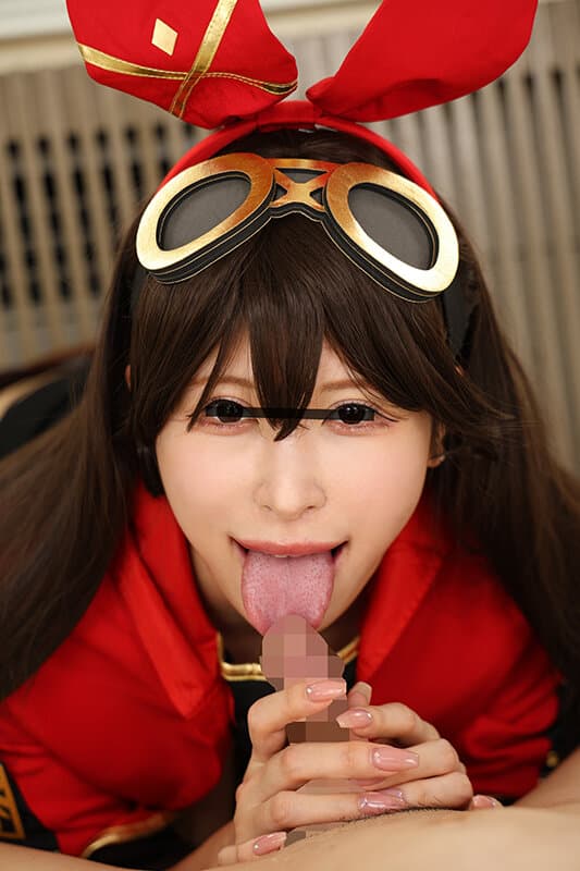 SAVR-423 【VR】性欲が抑えきれない発情レイヤーAさん Jカップ98cm