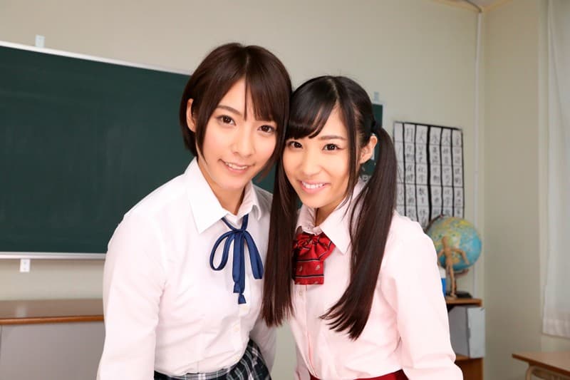 KMVR-343 【VR】勃起チ●ポに興味津々な思春期の女子校生に放課後呼び出されて、説教されたら、更に勃起してしまって、面白がられて襲われて生中出しSEX 阿部乃みく?栄川乃亜【リアル映像】