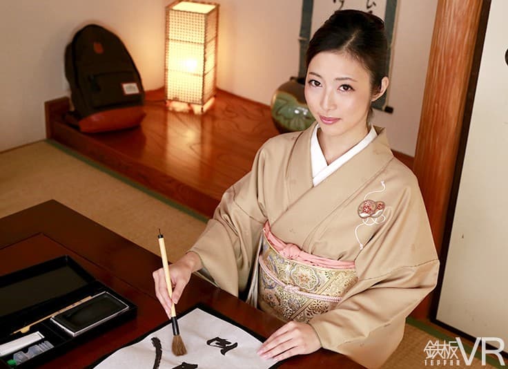 TPVR-006 【VR】淫乱書道家。清楚で凛とした表の顔とは裏腹に肉欲に溺れる。阿部栞菜